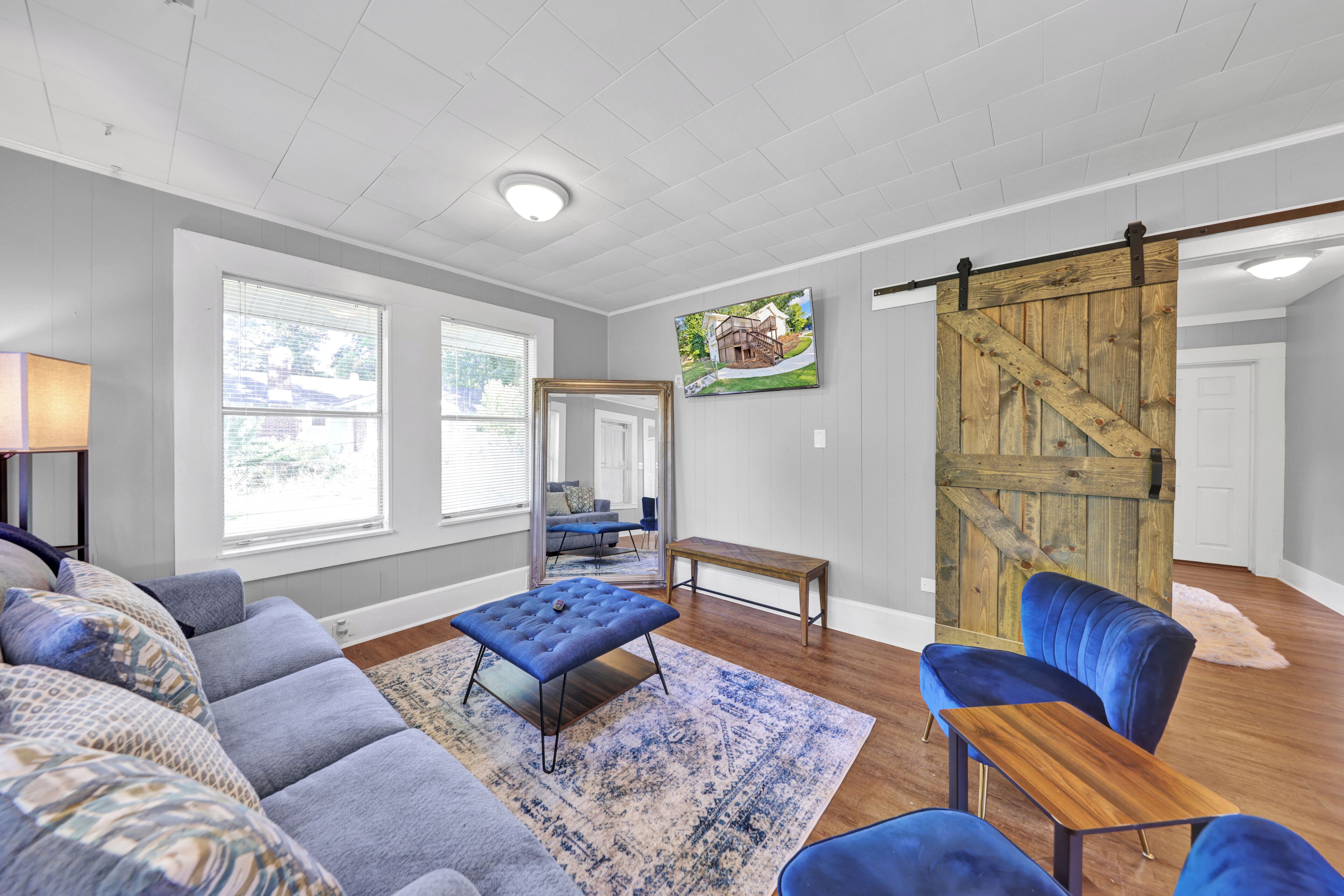 TV connectée, cheminée