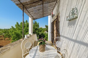 Appartement, vue jardin | Balcon