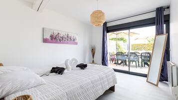 3 chambres, fer et planche Ă repasser, Wi-Fi gratuit, draps fournis