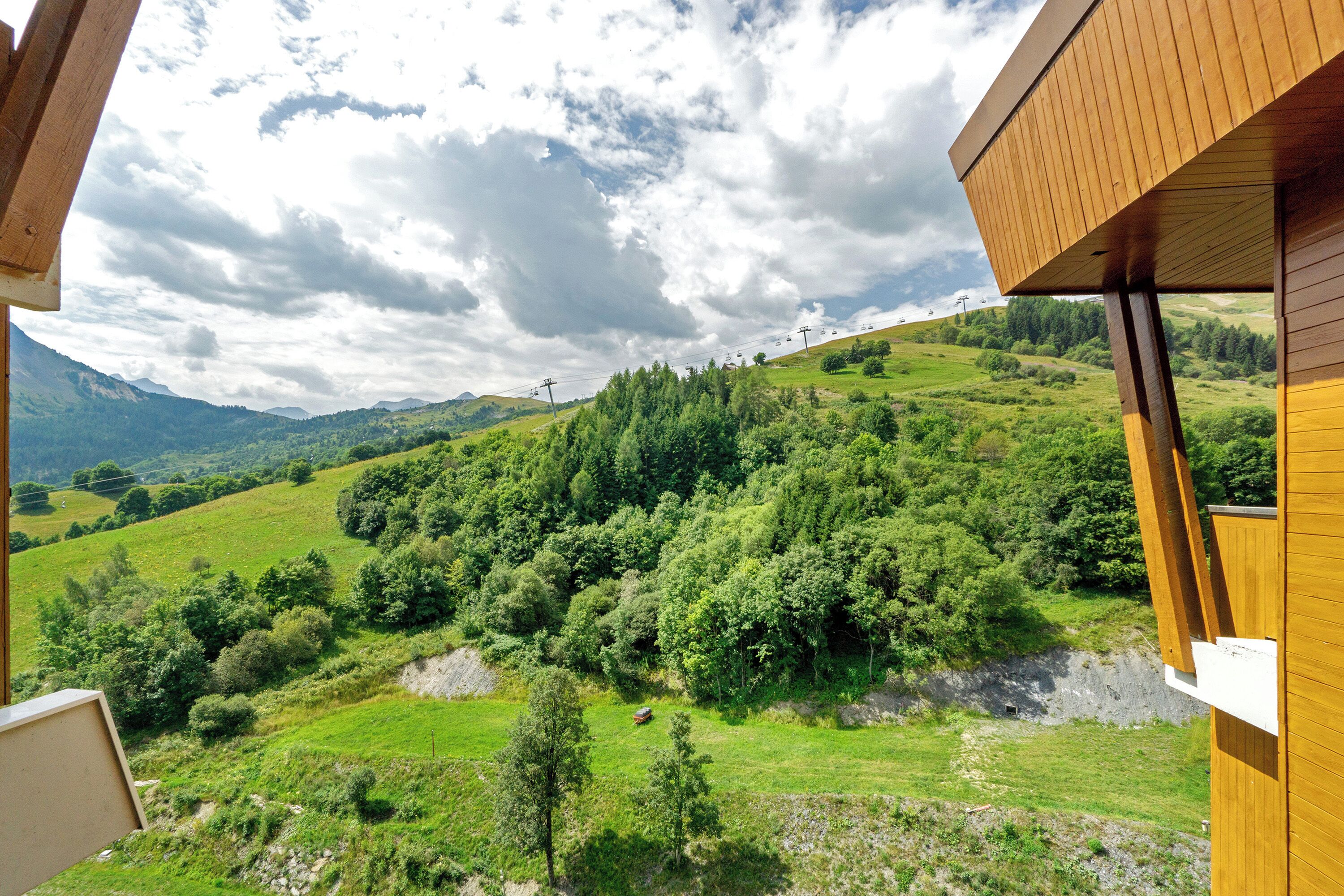 Uitzicht vanuit accommodatie