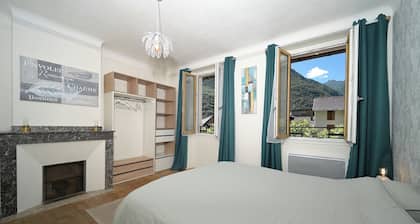 Gästehaus 'Chambre Verte' mit Bergblick und WLAN