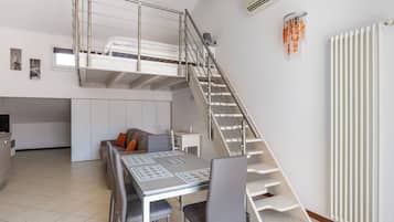 Apartment | Living area | 35-inch TV with digital channels