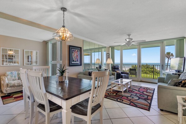 TV - Relax at Beachfront Smyrna Beach Club 203A (New Smyrna Beach)