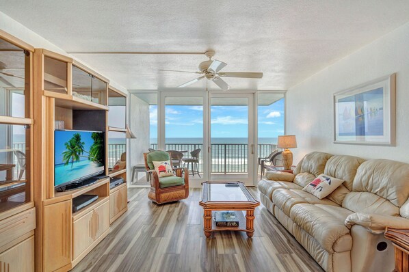 TV - Smyrna Beach Club 708 Ocean Breeze, No Stress (New Smyrna Beach)