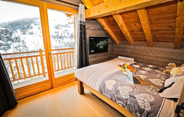 4 bedrooms, free WiFi, bed sheets - Chalet Privé Près des Pistes (Valloire)