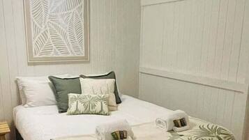 4 dormitorios, tabla de planchar con plancha, wifi y ropa de cama