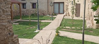 Maison de campagne "Casa Larralde" avec piscine partagée, Wi-Fi et climatisation