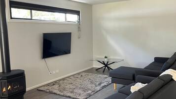 Fernseher, Kamin