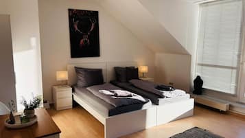 2 camere, culla da viaggio, Wi-Fi, lenzuola