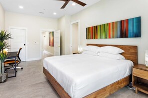 4 bedrooms, desk, iron/ironing board, free WiFi