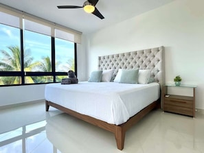 1 soverom, strykejern/-brett, reiseseng for barn og wi-fi