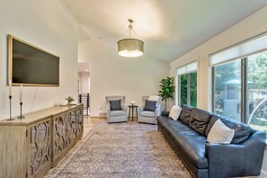 TV, foosball, table tennis