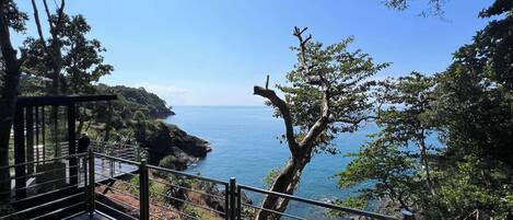 Deluxe Bungalow, Sea View | Terrace/patio