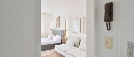 1 غرفة نوم ومكتب ومكواة/لوح كي وواي فاي