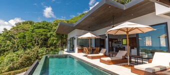 Dreamy Jungle/Ocean-View Luxury Villa w/ pool
