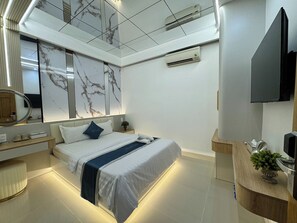 Rom – standard | Minibar, skrivebord, wi-fi (inkludert) og sengetøy