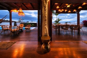 Outdoor dining - Villa Bali sea view (Puerto del Carmen)