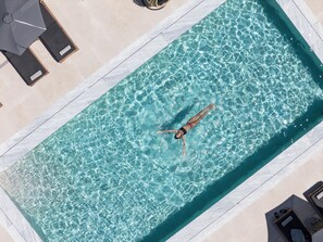 Outdoor pool - Viràn Villa, Serene Escape with Eco Pool & Spa Whirlpool (9J98+39G Viranepiskopi, Greece)