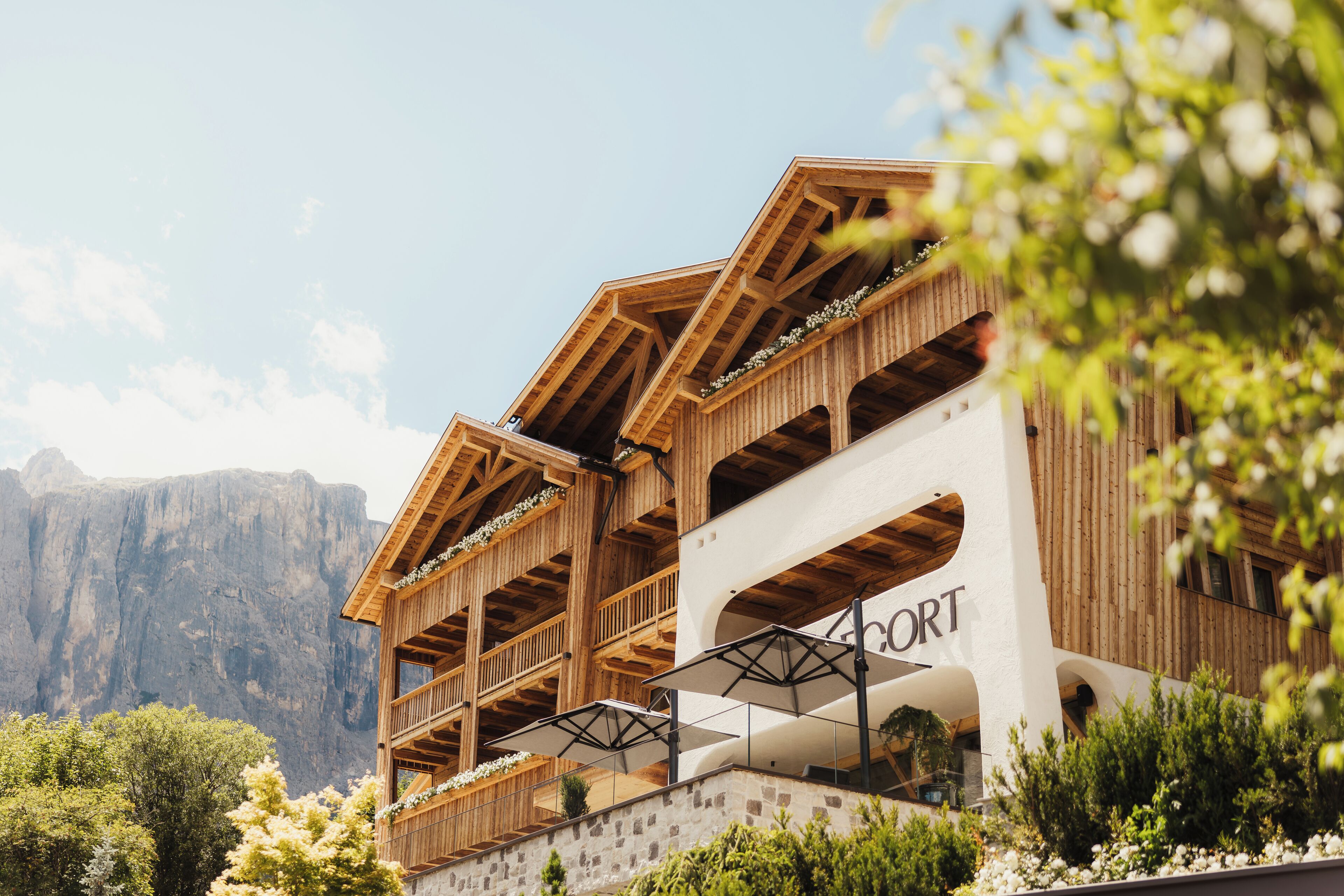 Façade de l’hébergement