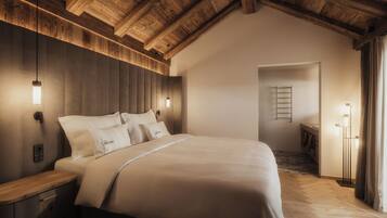 Camera Suite 1 Letto King Vista Montagna | Hochwertige Bettwaren, Daunenbettdecken, Minibar, individuell dekoriert