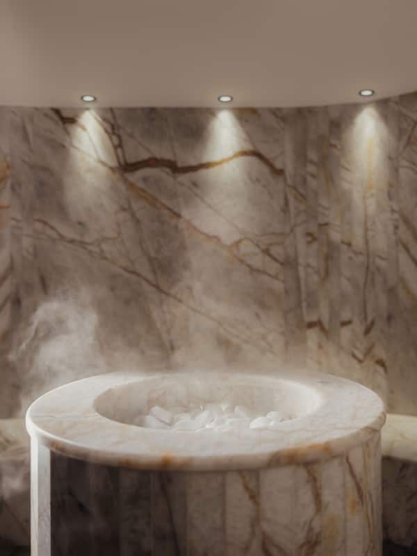 Un sauna, una bañera de hidromasaje, baño turco, tratamientos corporales