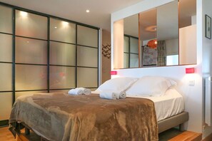 3 chambres, fer et planche à repasser, Wi-Fi gratuit