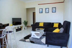 Appartamento Classic, balcone, vista città | Area soggiorno