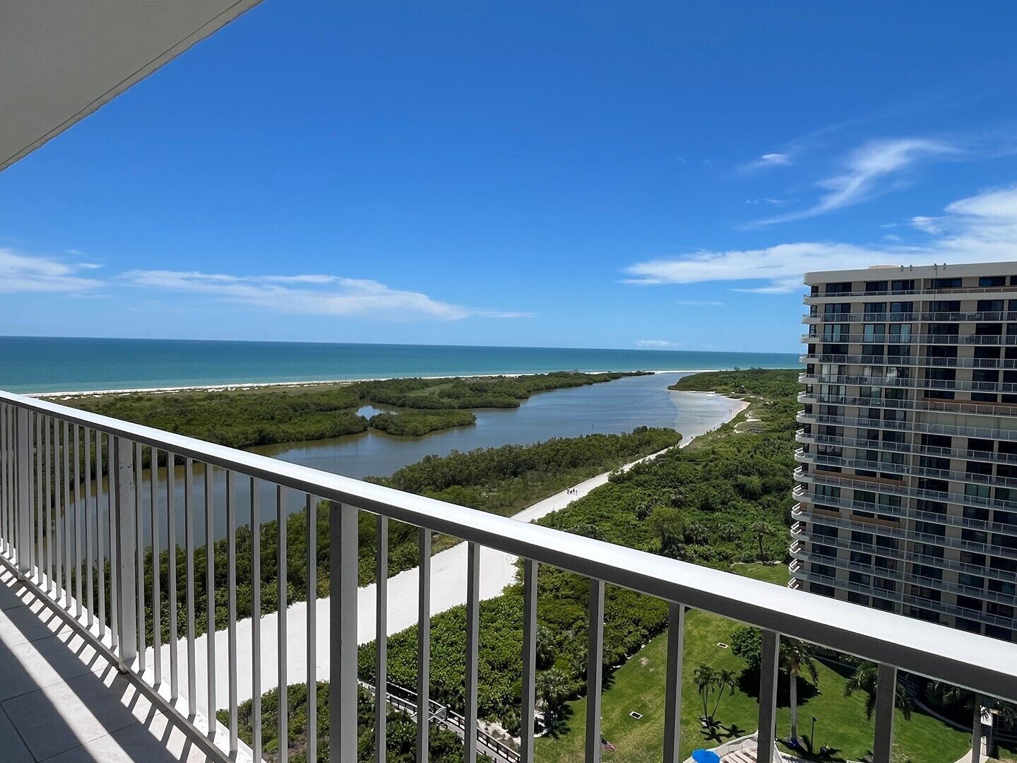 Tranquil Northwest Gulf views await from the balcony of this Beachfront Condo