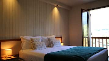 Classic Double Room, Balcony, Mountain View | Pillow-top beds, minibar, desk, laptop workspace