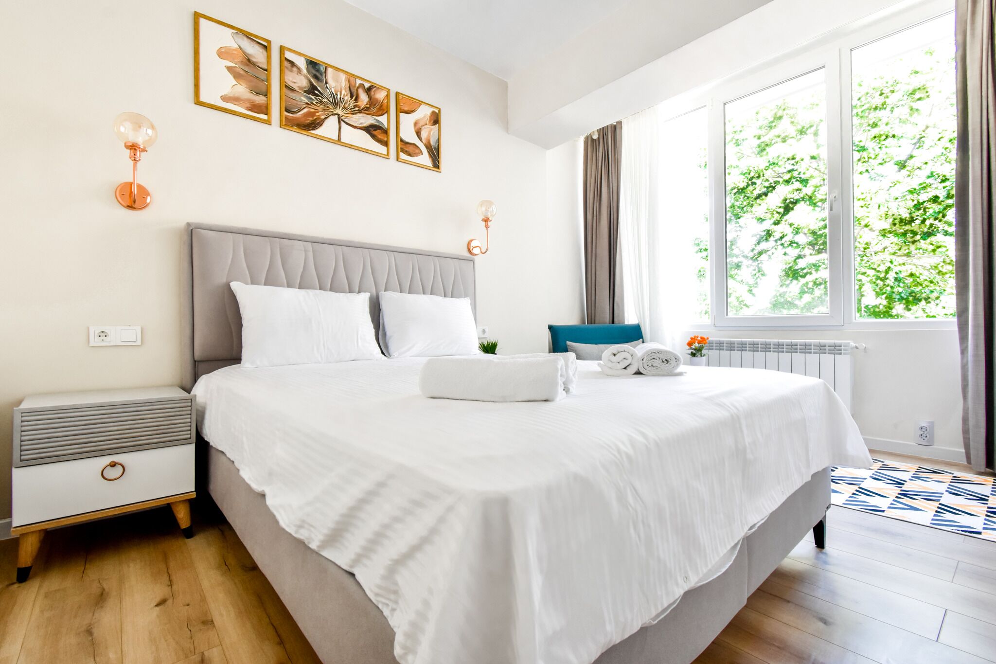 1 bedroom, iron/ironing board, travel crib, free WiFi