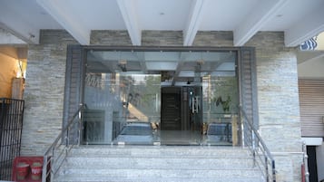 Fassade der Unterkunft