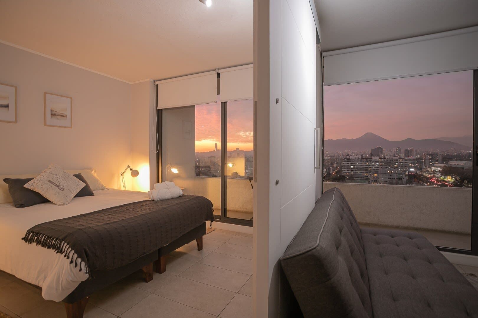 1 habitación, tabla de planchar con plancha, wifi y ropa de cama 