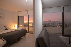 1 غرفة نوم ومكواة/لوح كي وواي فاي وملاءات أسرّة