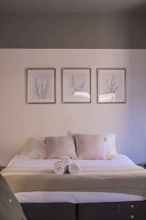 Iron/ironing board, WiFi, bed sheets
