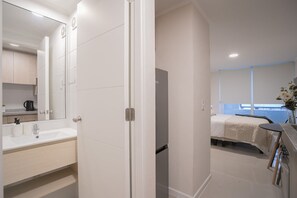 Iron/ironing board, WiFi, bed sheets - Cozy Studio in Santa Lucia Santiago (Santiago)