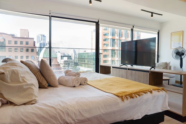 Iron/ironing board, WiFi, bed sheets