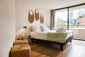 1 室のベッドルーム、アイロン / アイロン台、WiFi、ベッドシーツ