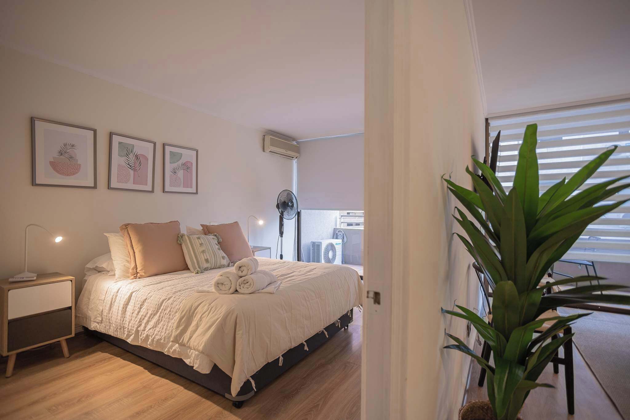 1 Schlafzimmer, Schreibtisch, Bügeleisen/Bügelbrett, WLAN