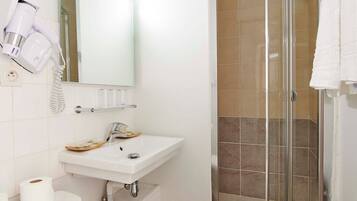 Free toiletries, hair dryer, towels, soap