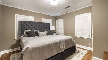 4 bedrooms, iron/ironing board, travel crib, WiFi