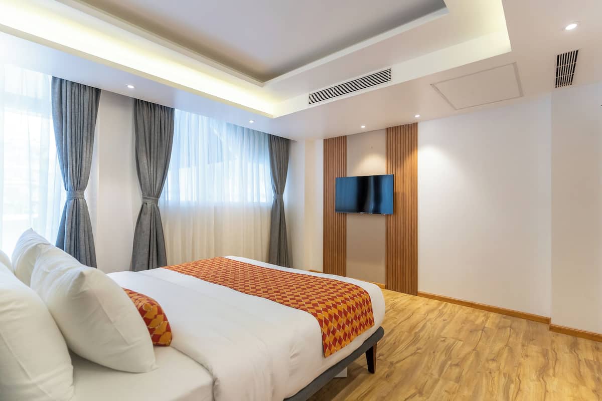 12 habitaciones, colchones con pillow-top y minibar