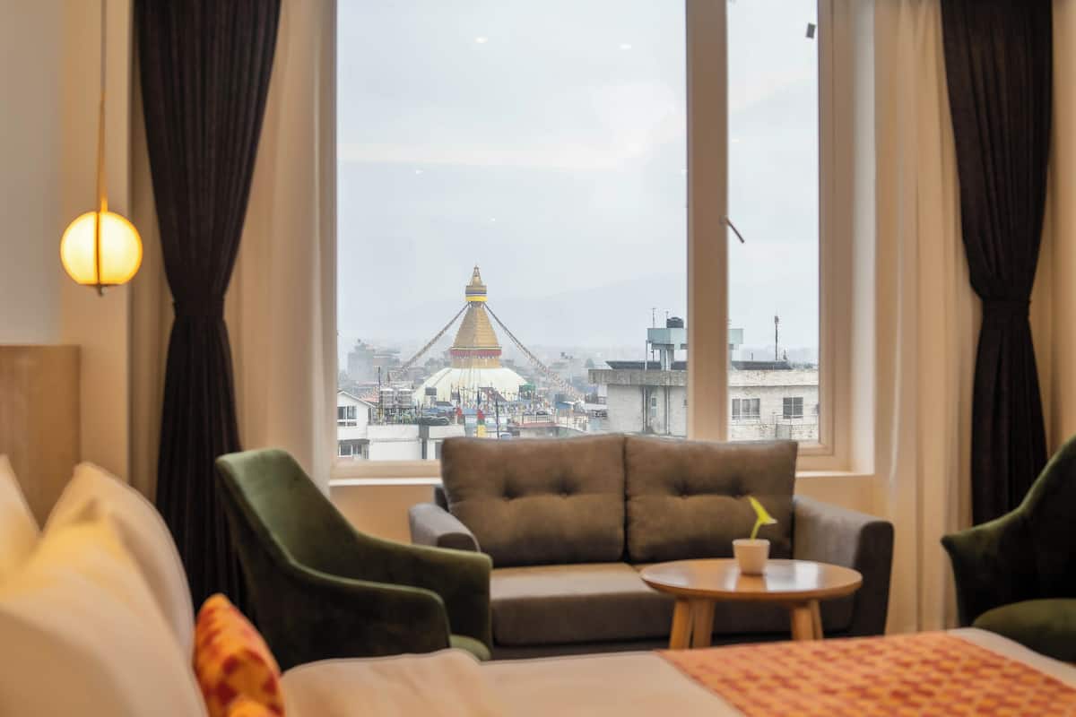 Junior Suite | Living area | 43-inch LED TV with digital channels