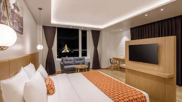 Junior Suite with Stupa view | Pillowtop beds, minibar, in-room safe, desk