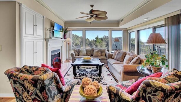 Living area - Ocean Club 4108 by Wild Dunes, Ocean View (Isle of Palms)