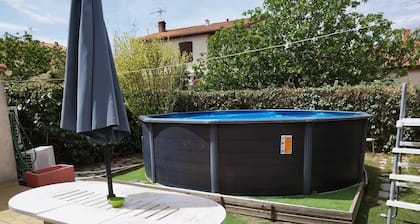 St Cyprien maison climatisée avec piscine privée
