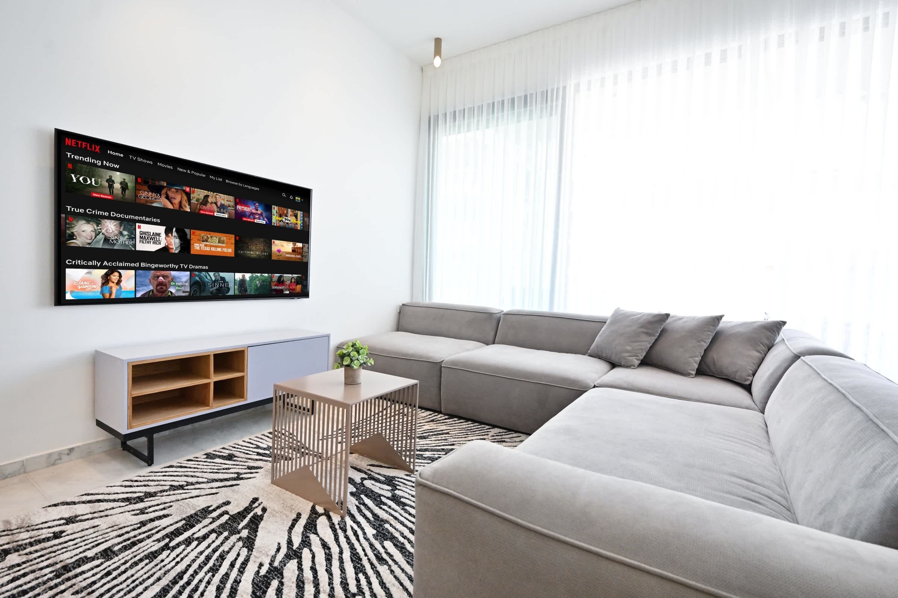 Fernseher, Stereoanlage, Arbeitsbereiche