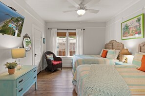 5 多间卧室、免费 WiFi、床单