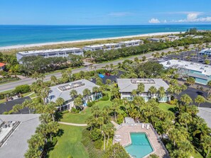 Exterior - Tranquil 2BR at Whitney Beach–Sunroom, Pool View & Deeded Beach Access by RVA (Longboat Key)
