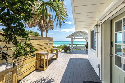 Gulf Front Seagrove "Beach Blessings" 4BR, Private Beach, Sleeps 12