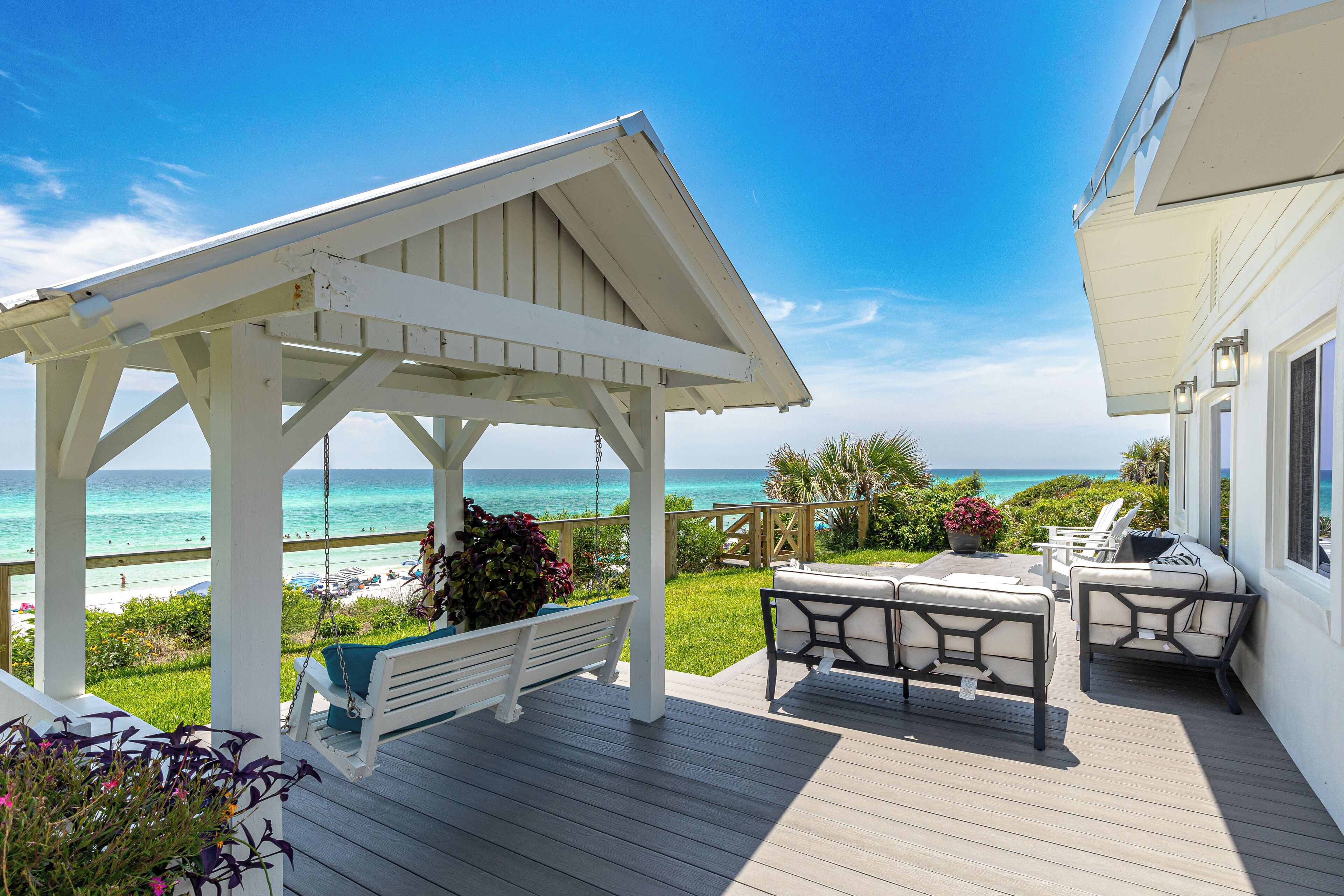 Gulf Front Seagrove "Beach Blessings" 4BR, Private Beach, Sleeps 12
